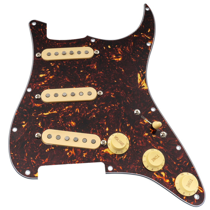 
Musiclily Pro Pré-ajustado Padrão SSS Palheta com Captadores Artec Escalonados Ímãs de Alnico 5 Bobina Simples para Guitarra Elétrica Estilo ST