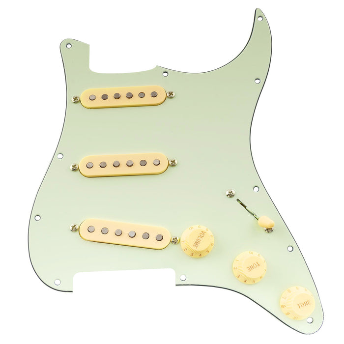 
Musiclily Pro Pré-ajustado Padrão SSS Palheta com Captadores Artec Escalonados Ímãs de Alnico 5 Bobina Simples para Guitarra Elétrica Estilo ST