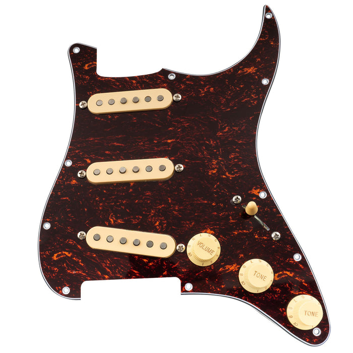 
Musiclily Pro Pré-ajustado Padrão SSS Palheta com Captadores Artec Escalonados Ímãs de Alnico 5 Bobina Simples para Guitarra Elétrica Estilo ST