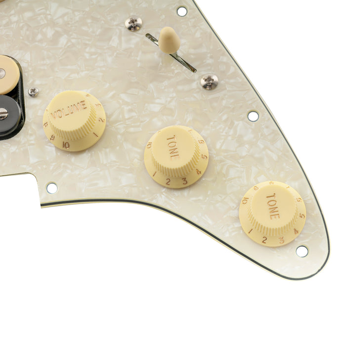 Musiclily Pro Auto-Split Pickguard HSS standard pré-câblé avec micros Artec Alnico 5 aimant pour guitare électrique de style ST