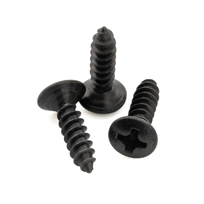 Musiclily Ultra 3x12mm Stainless Steel Pickguard Control Plate Countersunk Mounting Screws for Squier or Imported Electric Guitar or Bass, Set of 50