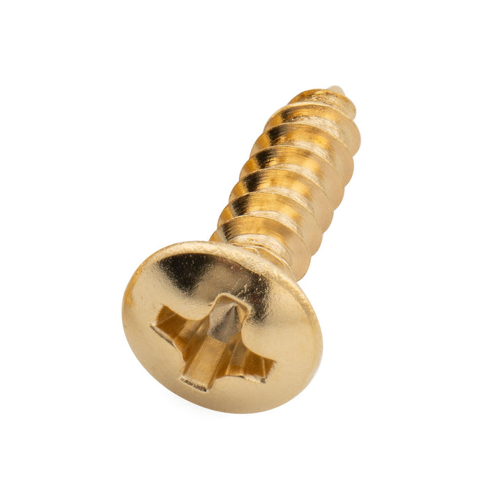 Musiclily Ultra 3x12mm Stainless Steel Pickguard Control Plate Countersunk Mounting Screws for Squier or Imported Electric Guitar or Bass