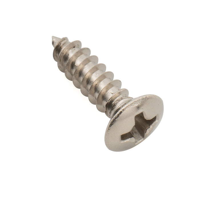 Musiclily Ultra 3x12mm Stainless Steel Pickguard Control Plate Countersunk Mounting Screws for Squier or Imported Electric Guitar or Bass, Set of 50