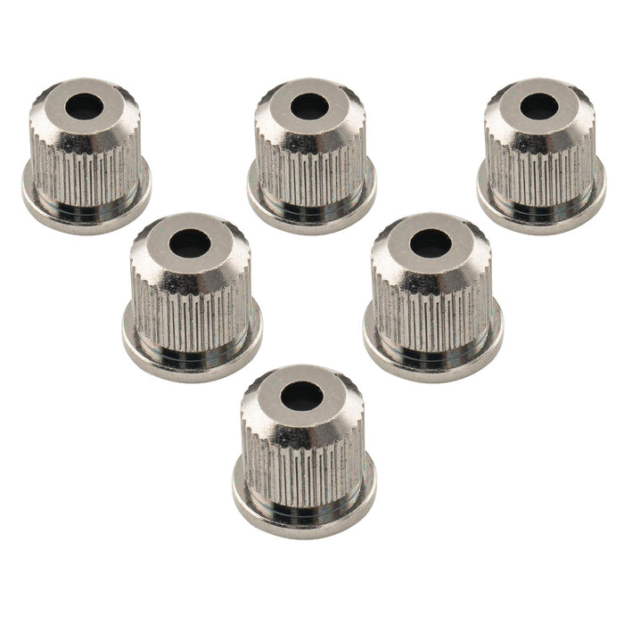 Musiclily Ultra 5/16 de Polegada 8,3mm de Latão Sólido Total G-TLB-1 Estilo Buchas de Montagem Traseira Corpo Inteiro por Corda para Violão Elétrico estilo Telecaster