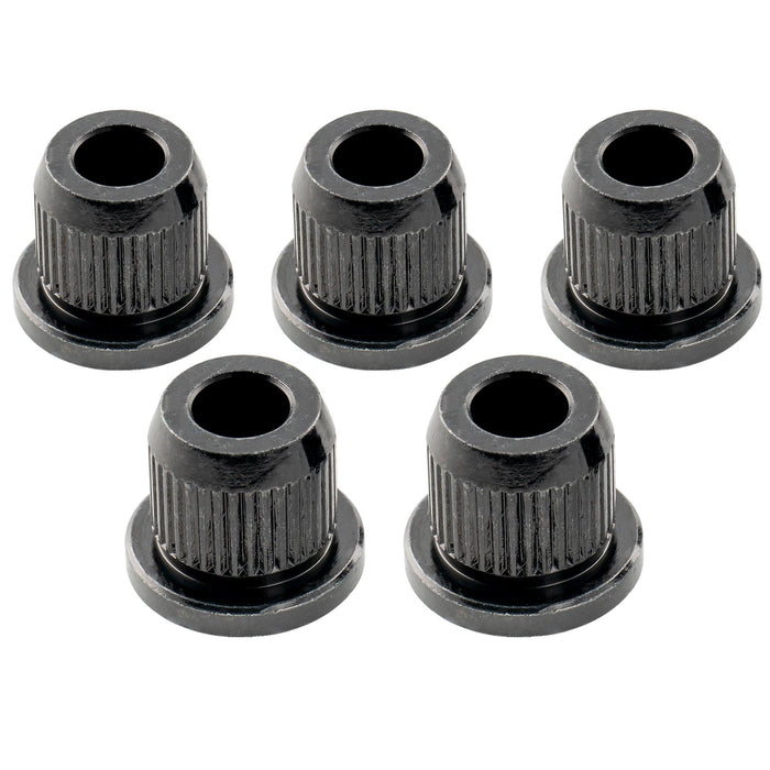 Musiclily Ultra 3/8 pouces 9,6 mm en laiton massif style G-TLB-2, embouts de montage arrière pour cordes traversantes pour basse électrique