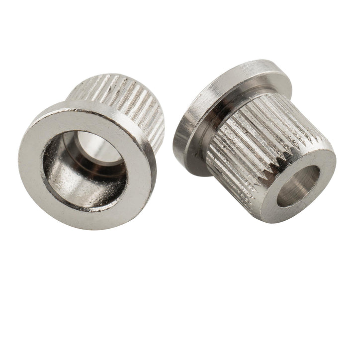 Musiclily Ultra 3/8 pouces 9,6 mm en laiton massif style G-TLB-2, embouts de montage arrière pour cordes traversantes pour basse électrique