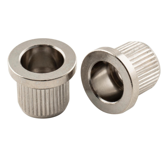 Musiclily Ultra 3/8 pouces 9,6 mm en laiton massif style G-TLB-2, embouts de montage arrière pour cordes traversantes pour basse électrique