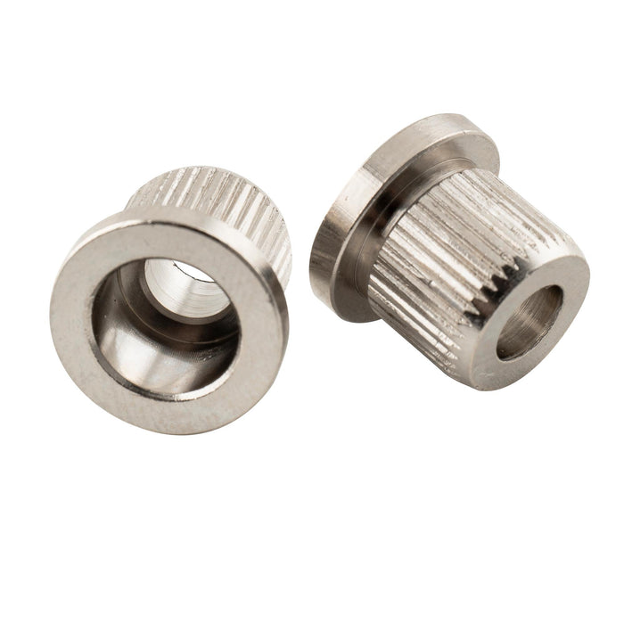 Musiclily Ultra 3/8 pouces 9,6 mm en laiton massif style G-TLB-2, embouts de montage arrière pour cordes traversantes pour basse électrique