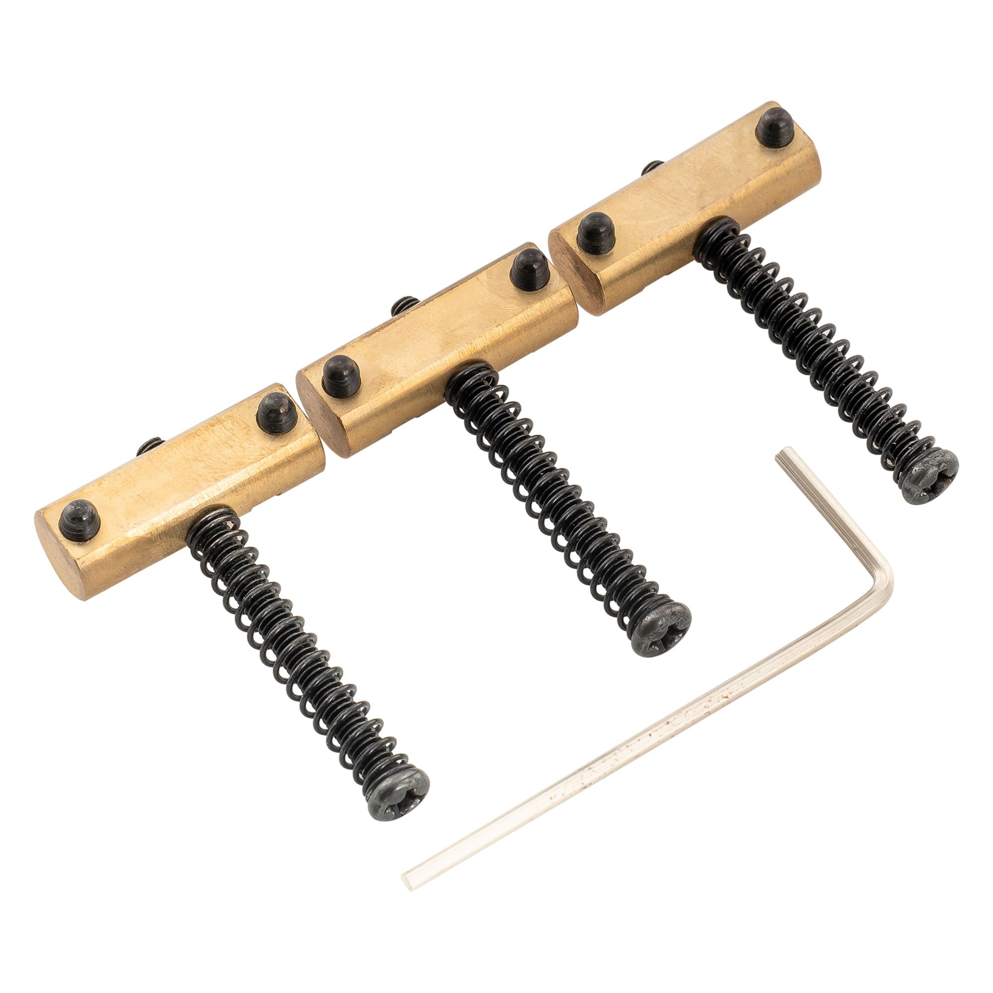 Part of musiclily ultra 10 8mm full solid brass barrel compensated saddles for tele style electric guitar mx3212p