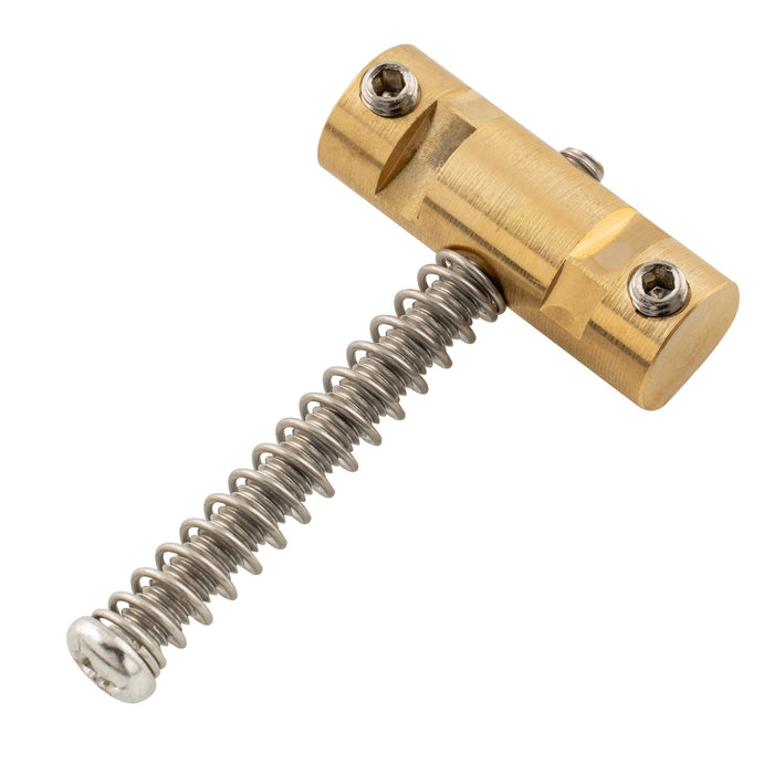 Musiclily Ultra 10,8 mm Vollmessing-Barrel-Kompensierte Sättel für Tele-Style-Elektrische Gitarre, Satz von 3