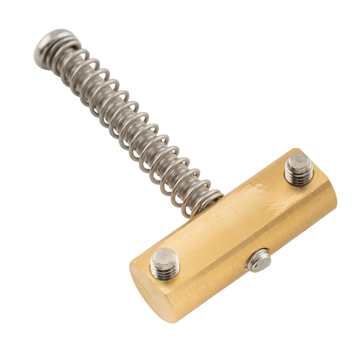 Musiclily Ultra 10,8 mm Vollmessing-Barrel-Kompensierte Sättel für Tele-Style-Elektrische Gitarre, Satz von 3
