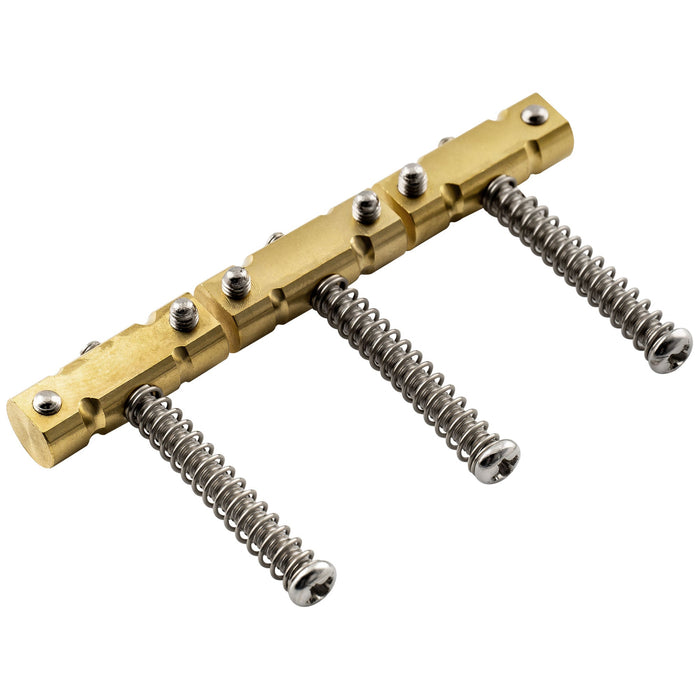 Musiclily Ultra 10,8 mm Welle-Style Vollmessing-Barrel Kompensierte Sättel für Tele-Style Elektrogitarren