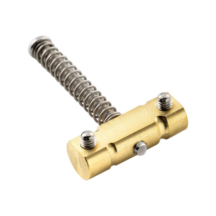 Musiclily Ultra 10,8 mm Welle-Style Vollmessing-Barrel Kompensierte Sättel für Tele-Style Elektrogitarren