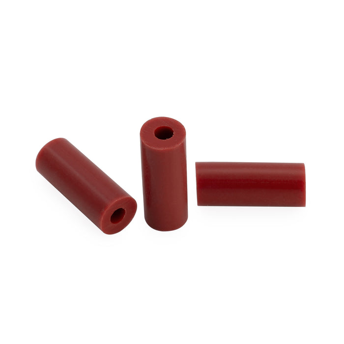 Musiclily Pro 17mm (43/64 Inch) Red Pickup Mounting Rubber Tubing for PB JB Style Electric Guitar (Set of 20)