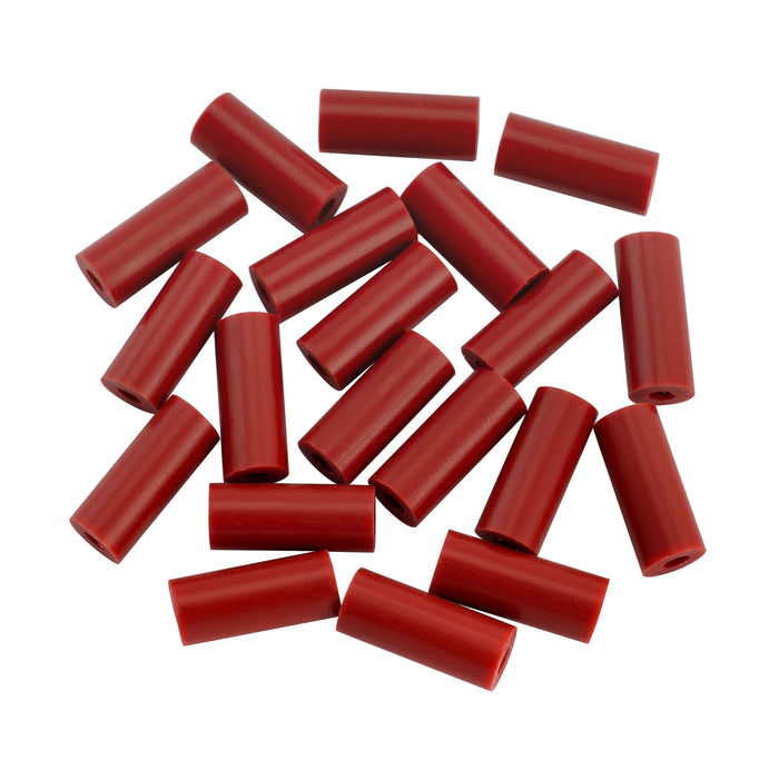 Musiclily Pro 17mm (43/64 Inch) Red Pickup Mounting Rubber Tubing for PB JB Style Electric Guitar (Set of 20)