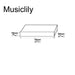 Dimensions of musiclily pro 70 30 10mm self adhesive eva foam pickup height adjustment anti vibration foam for jazzmaster pickup mx3231bk 10