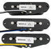 Part of musiclily pro st 60se staggered alnico 5 single coil neck middle bridge pickups set for strat style electric guitar mx3236bkmx3237bkmx3238bk