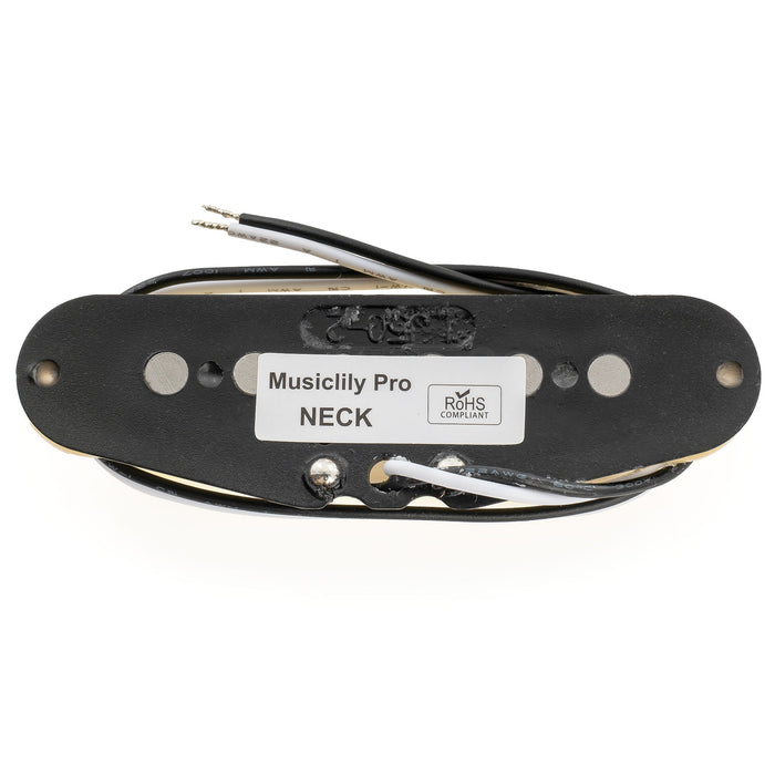 Musiclily Pro ST-60SE スタッガード アルニコ5 シングルコイルネックピックアップ Stratストラトエレキギター用 ブラック