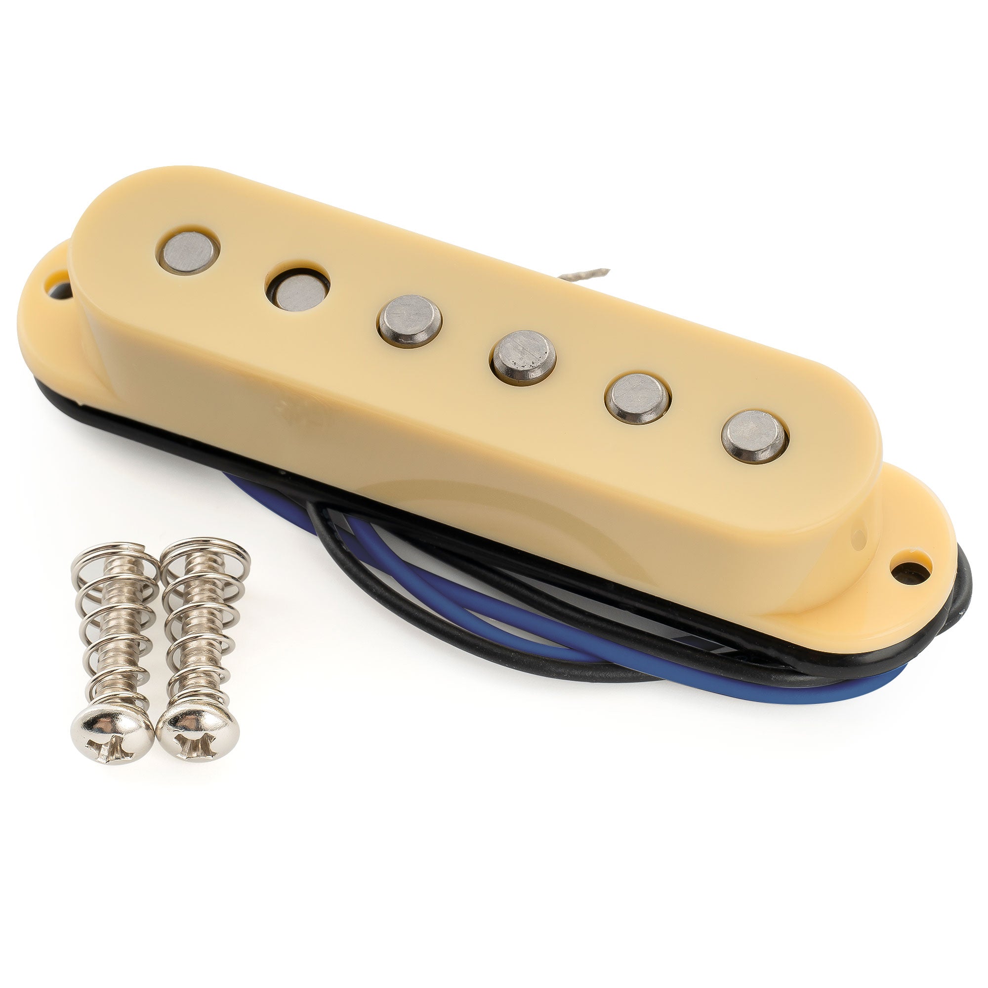 Musiclily Pro ST-60SE Staggered Alnico 5 Single Coil Mittel Pickup für Strat-Stil E-Gitarre 