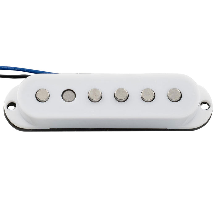 Musiclily Pro ST-60SE スタッガード アルニコ5 シングルコイルミドルピックアップ Stratストラトエレキギター用 ブラック