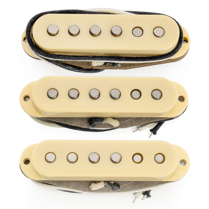 ミュージックリリー プロ ST-60S スタッガード アルニコ5 シングルコイル ネック・ミドル・ブリッジ ピックアップ セット 5.6K for ストラトスタイル エレキギター