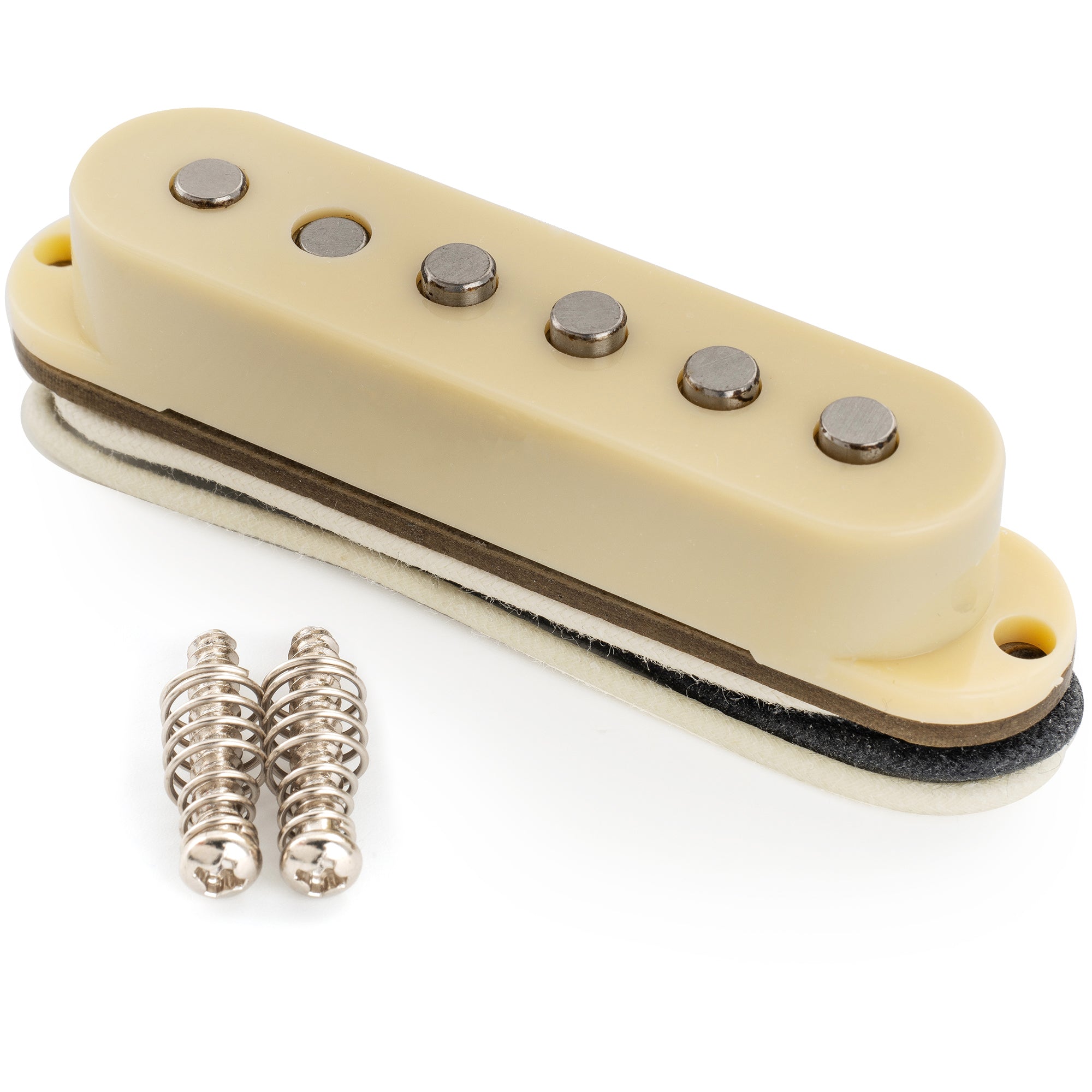 Musiclily Pro ST-60S Staggered Alnico 5 Single Coil Hals-Pickup für Strat-Stil E-Gitarre 