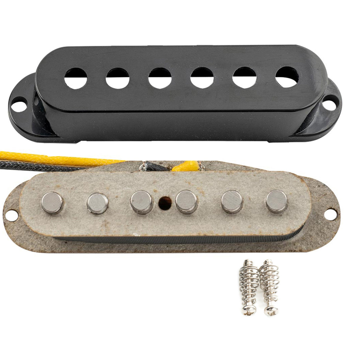 Musiclily Pro ST-60S Staggered Alnico 5 Single Coil Middle Pickup for Strat Style Electric Guitar Musiclily Pro