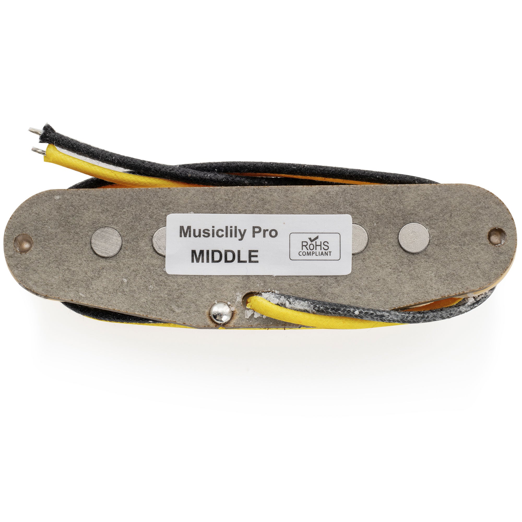Musiclily Pro ST-60S Staggered Alnico 5 Single Coil Mittel Pickup für Strat-Stil E-Gitarre 