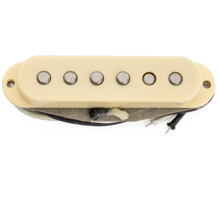 Musiclily Pro ST-60S スタッガード アルニコ5シングルコイルミドルピックアップ Stratストラトエレキギター用 ブラック