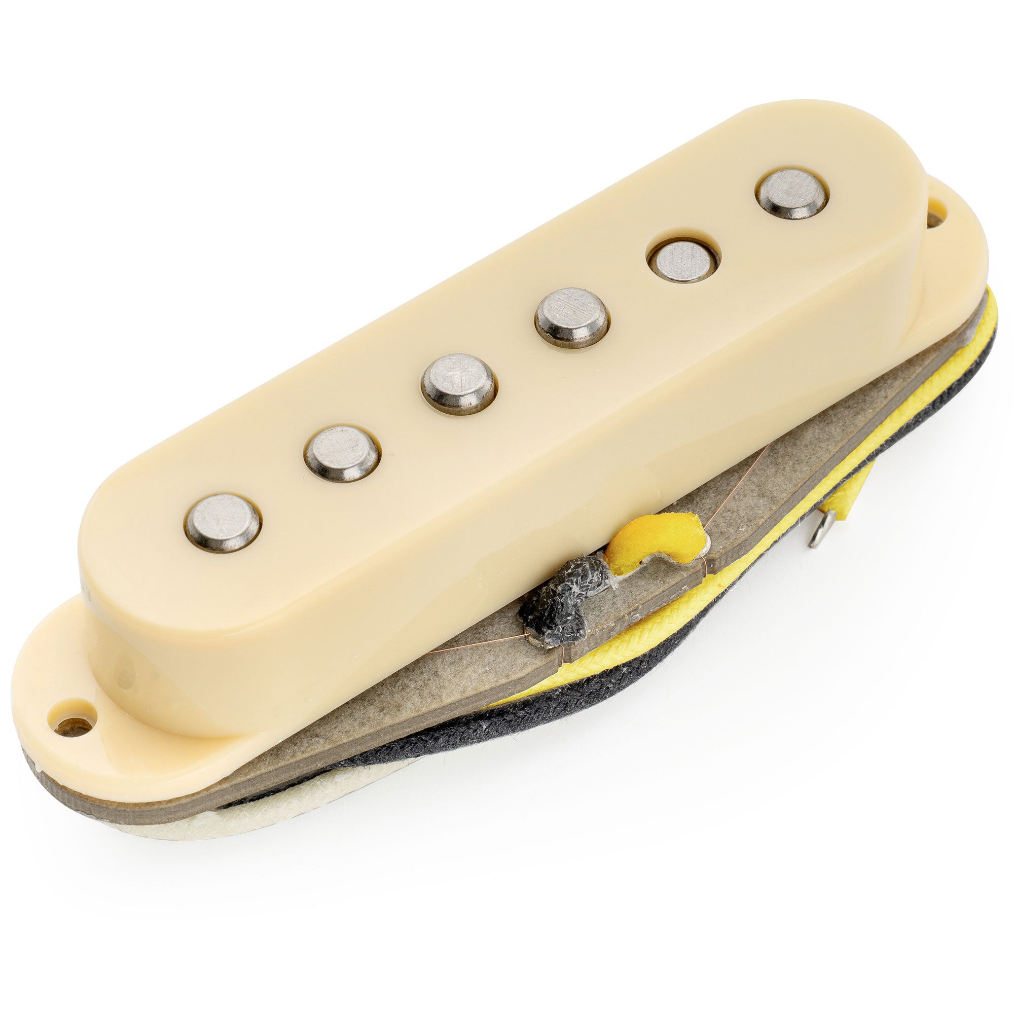 Musiclily Pro ST-60S Staggered Alnico 5 Single Coil Mittel Pickup für Strat-Stil E-Gitarre 