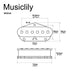 Musiclily Pro TL-50S Alnico 5 Single Coil Bridge Pickup for Tele Style Electric Guitar - musiclily