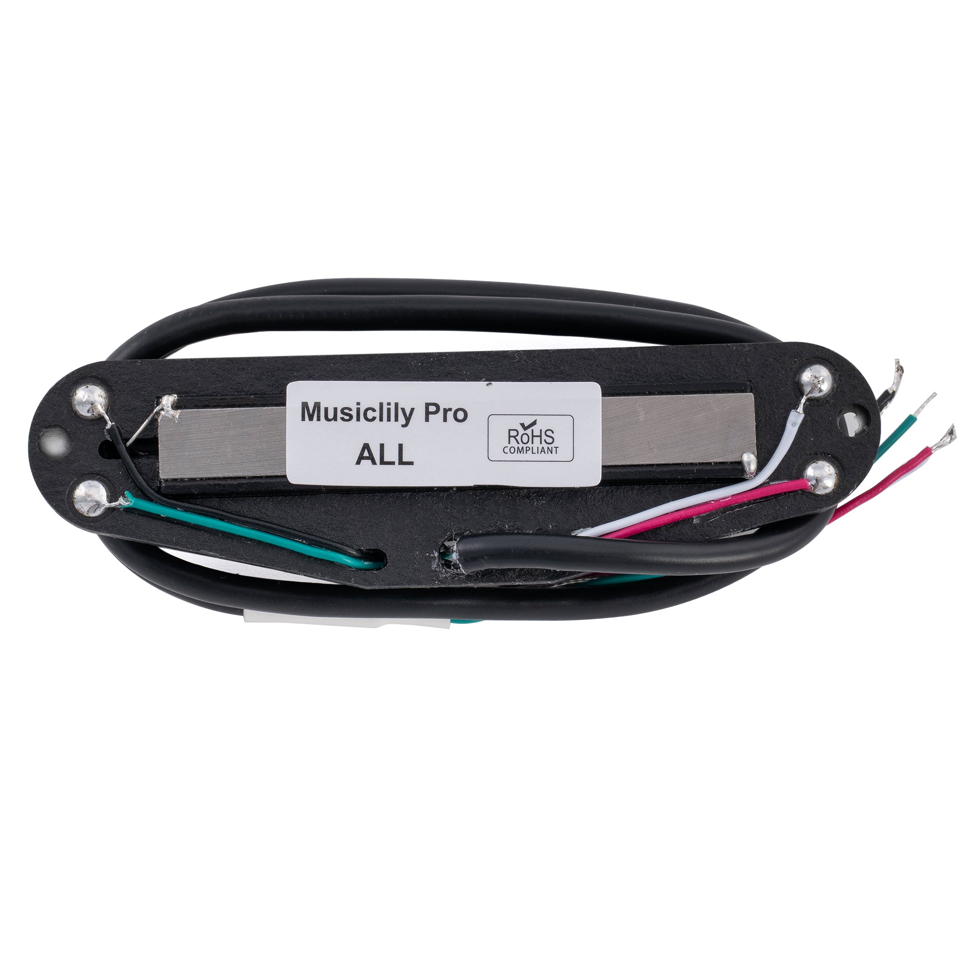 Musiclily Pro ST - DPLA Alnico 5 Rail Blade Einzellwickler - Humbucker - Abnehmer 6,2K für Elektrogitarren im Strat - Stil