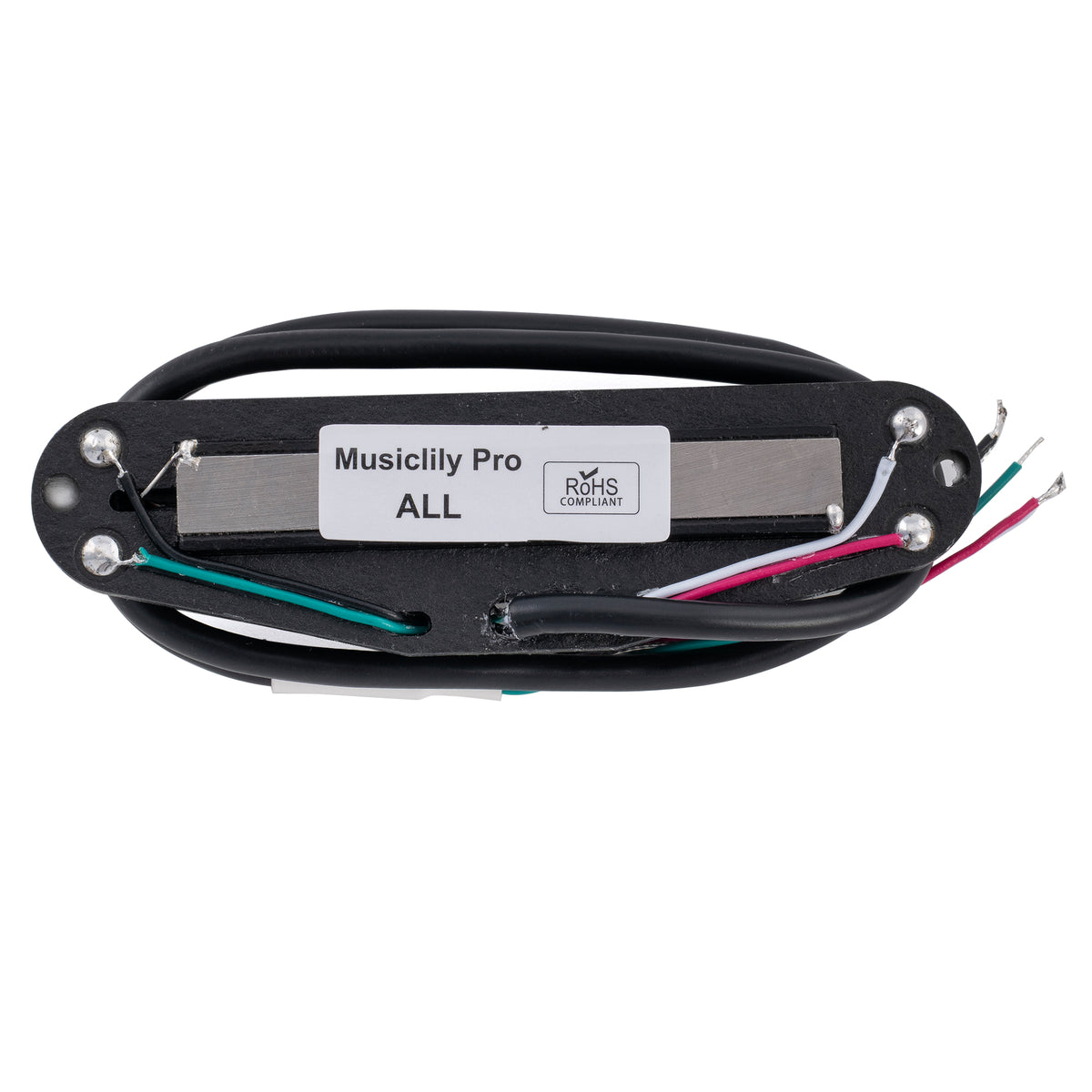 Musiclily Pro ST - DPLA Alnico 5 Rail Blade Einzellwickler - Humbucker - Abnehmer 6,2K für Elektrogitarren im Strat - Stil