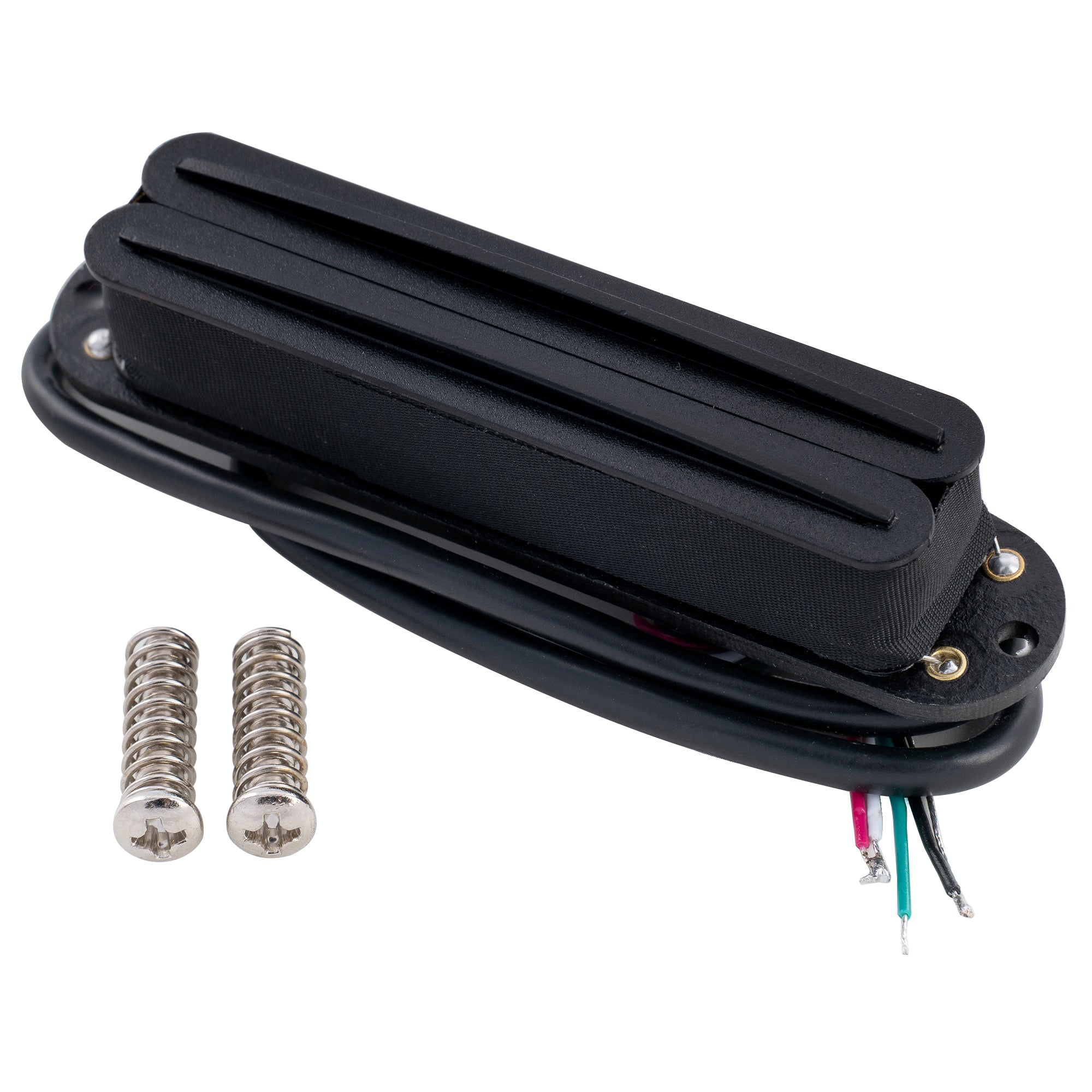 Musiclily Pro ST - DPLA Alnico 5 Rail Blade Einzellwickler - Humbucker - Abnehmer 6,2K für Elektrogitarren im Strat - Stil