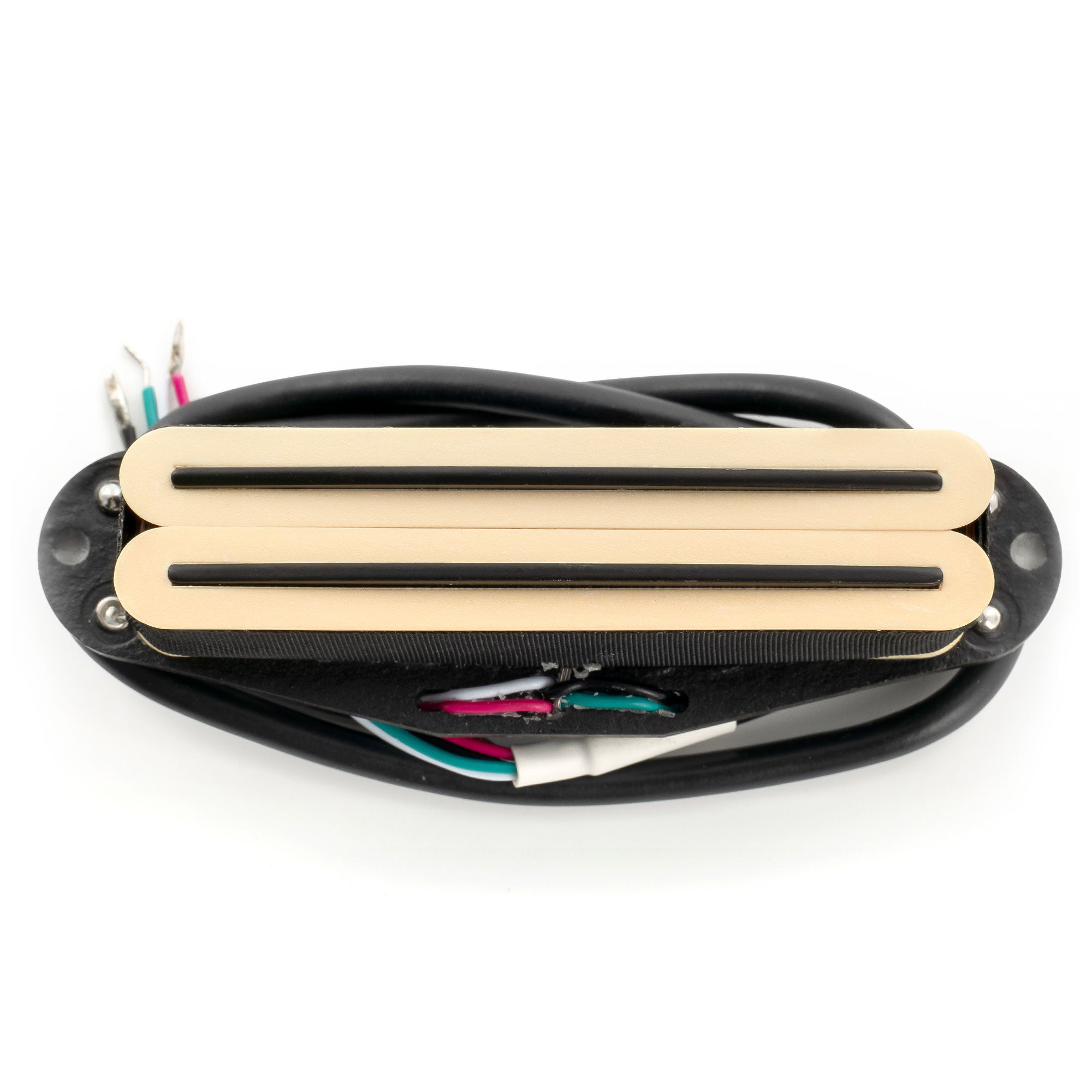 Musiclily Pro ST - DPLA Alnico 5 Rail Blade Einzellwickler - Humbucker - Abnehmer 6,2K für Elektrogitarren im Strat - Stil
