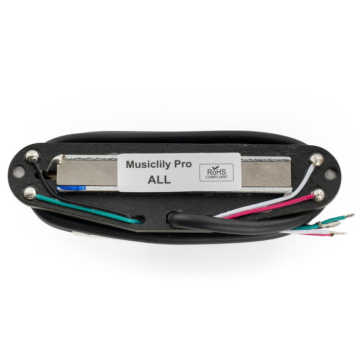 Part of musiclily pro st dpla alnico 5 rail blade single coil sized humbucker pickup 6 2k for strat style electric guitar mx3247p