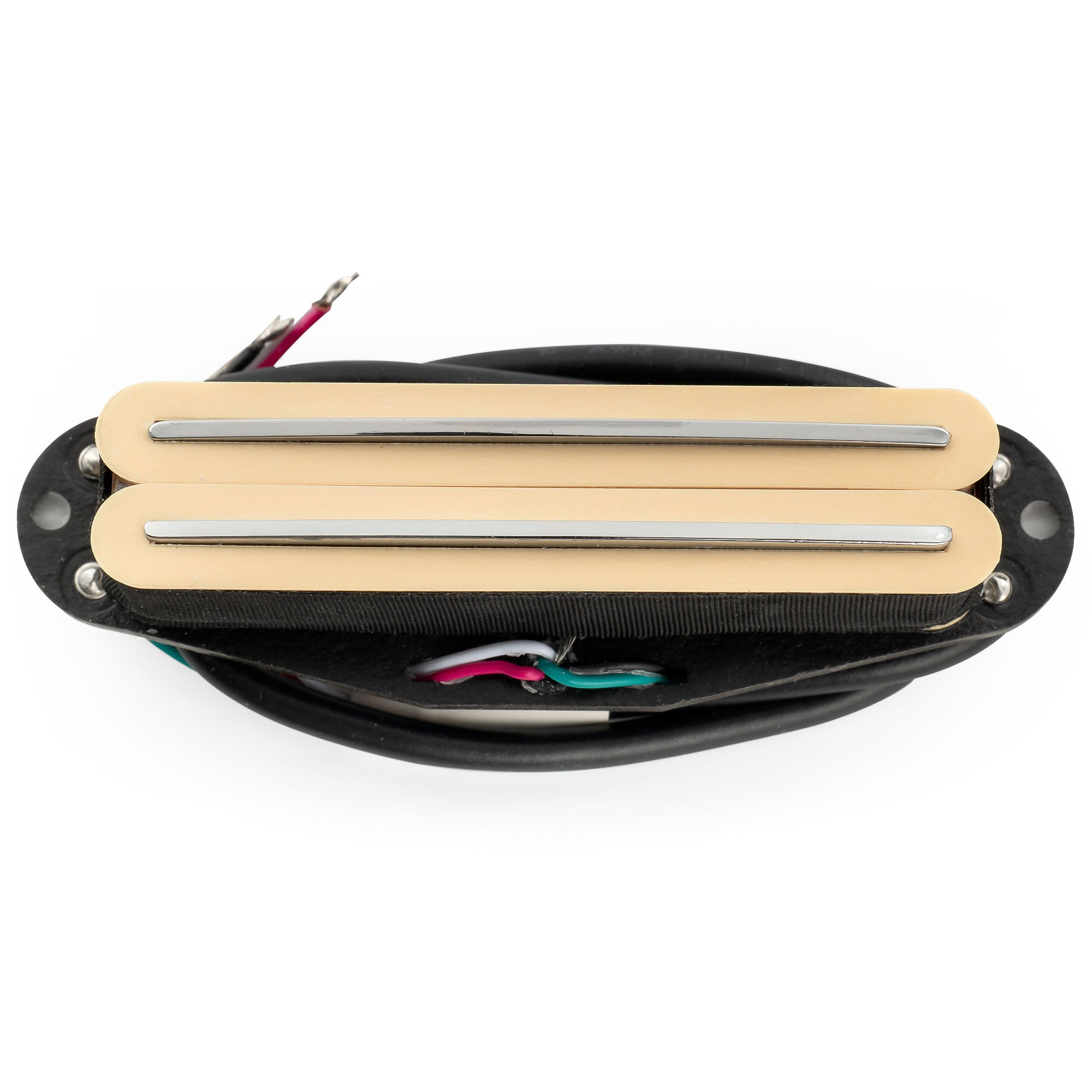 detail of musiclily pro st dpla alnico 5 rail blade single coil sized humbucker pickup 6 2k for strat style electric guitar mx3247p