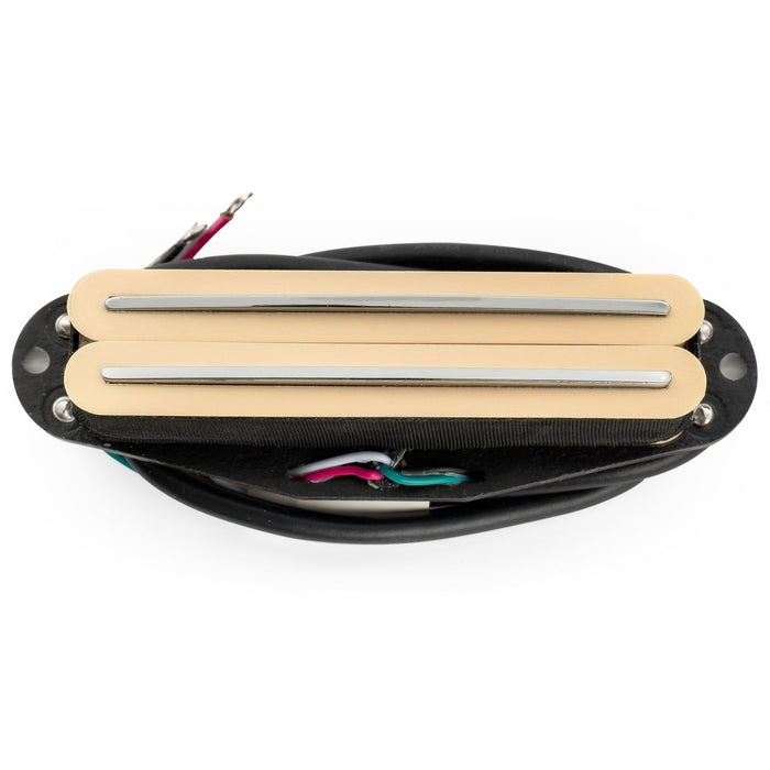 detail of musiclily pro st dpla alnico 5 rail blade single coil sized humbucker pickup 6 2k for strat style electric guitar mx3247p