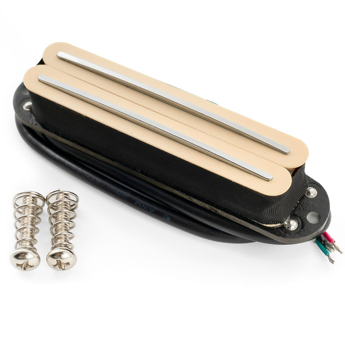 musiclily pro st dpla alnico 5 rail blade single coil sized humbucker pickup 6 2k for strat style electric guitar mx3247p details