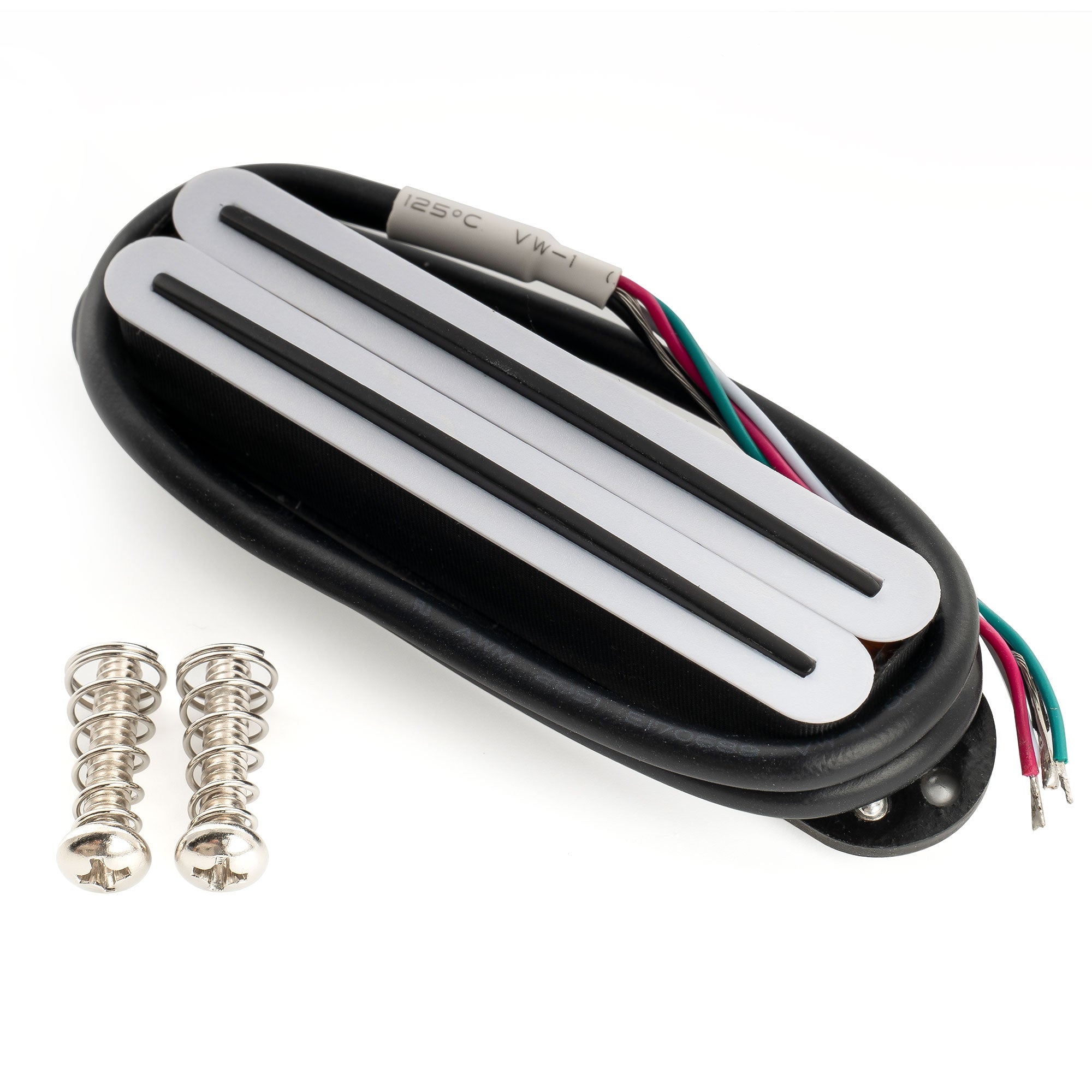 Musiclily Pro ST - DPLA Alnico 5 Rail Blade Einzellwickler - Humbucker - Abnehmer 6,2K für Elektrogitarren im Strat - Stil