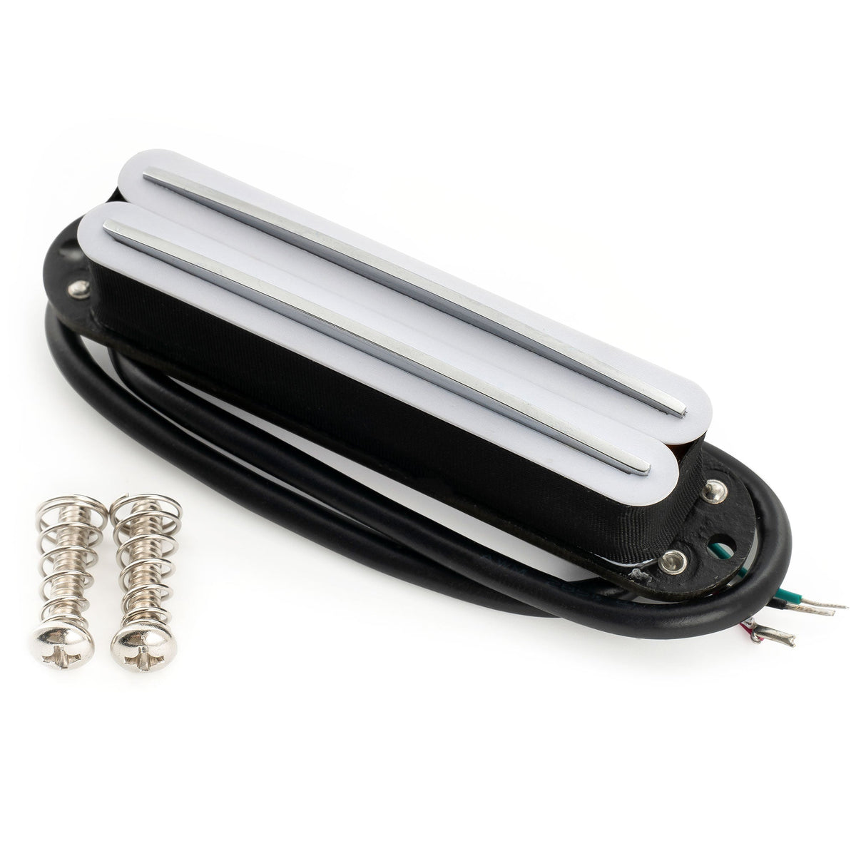 Musiclily Pro ST - DPLA Alnico 5 Rail Blade Einzellwickler - Humbucker - Abnehmer 6,2K für Elektrogitarren im Strat - Stil