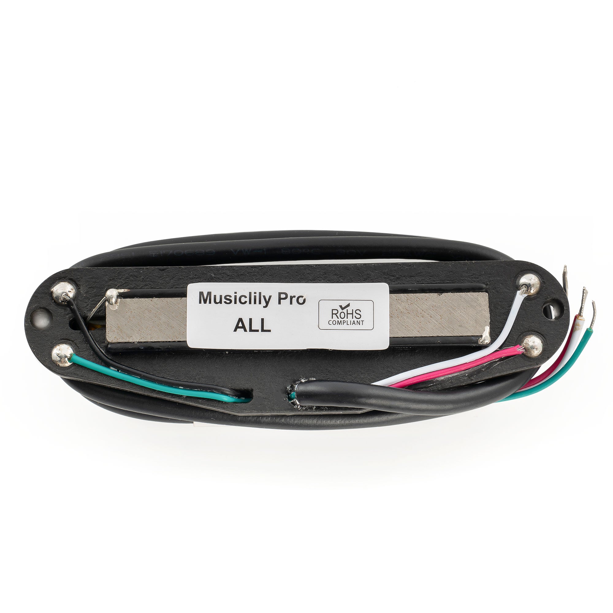 Musiclily Pro ST - DPLA Alnico 5 Rail Blade Einzellwickler - Humbucker - Abnehmer 6,2K für Elektrogitarren im Strat - Stil