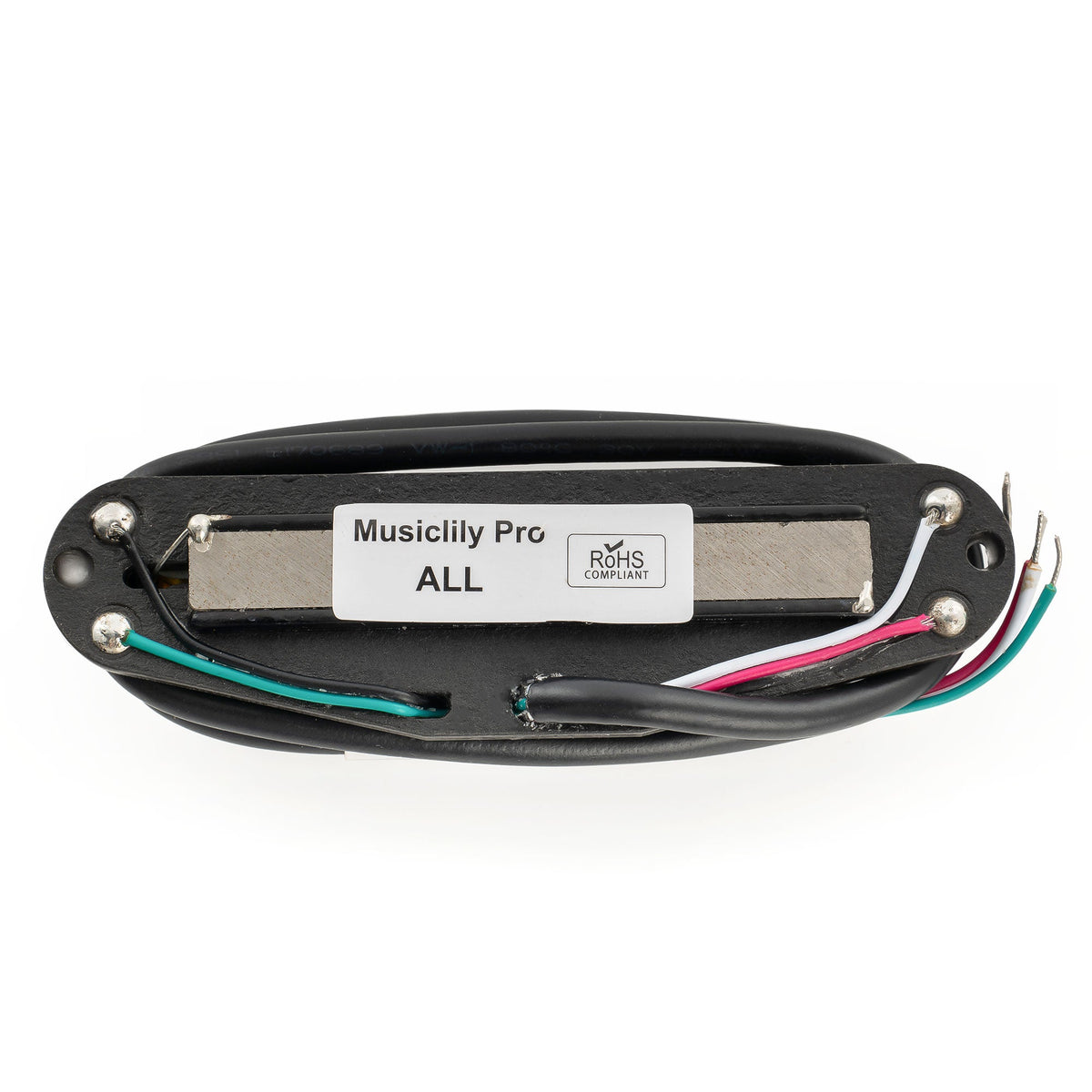 Musiclily Pro ST - DPLA Alnico 5 Rail Blade Einzellwickler - Humbucker - Abnehmer 6,2K für Elektrogitarren im Strat - Stil