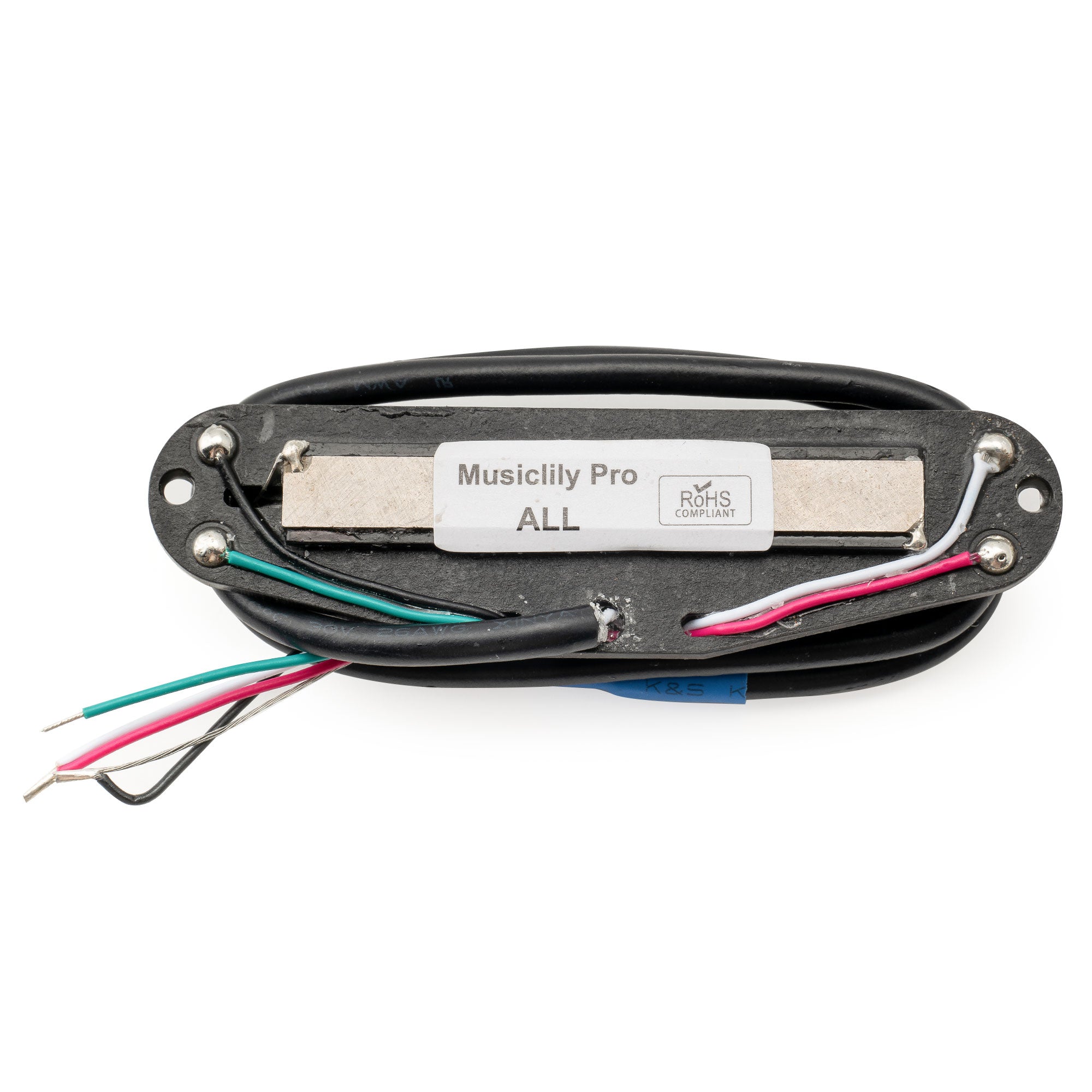 Part of musiclily pro st dpma alnico 5 rail blade single coil sized humbucker pickup 9 2k for strat style electric guitar mx3248p