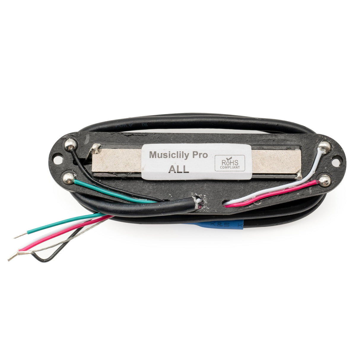 Part of musiclily pro st dpma alnico 5 rail blade single coil sized humbucker pickup 9 2k for strat style electric guitar mx3248p