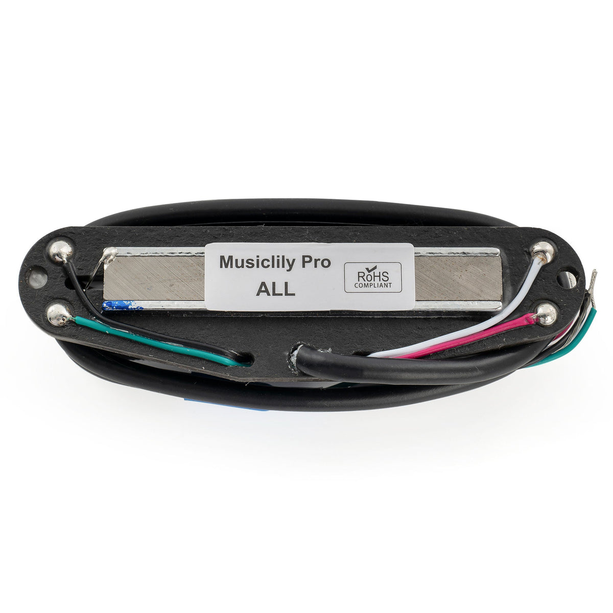 Musiclily Pro ST-DPMA Alnico 5 Rail Blade Humbucker-Tonabnehmer im Single Coil Format, 9,8K für E-Gitarre im Strat-Style