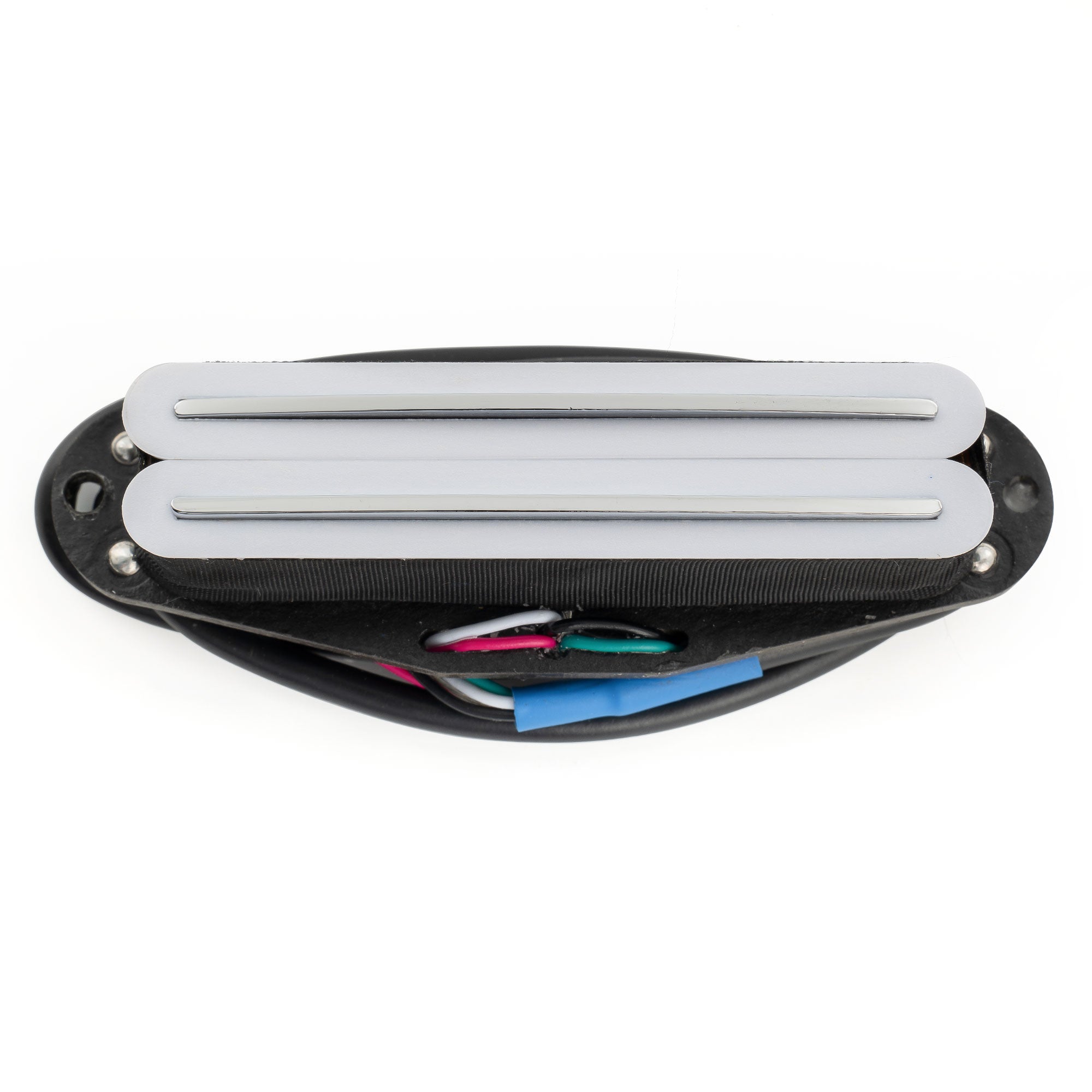 Musiclily Pro ST-DPMA Alnico 5 Rail Blade Humbucker-Tonabnehmer im Single Coil Format, 9,8K für E-Gitarre im Strat-Style