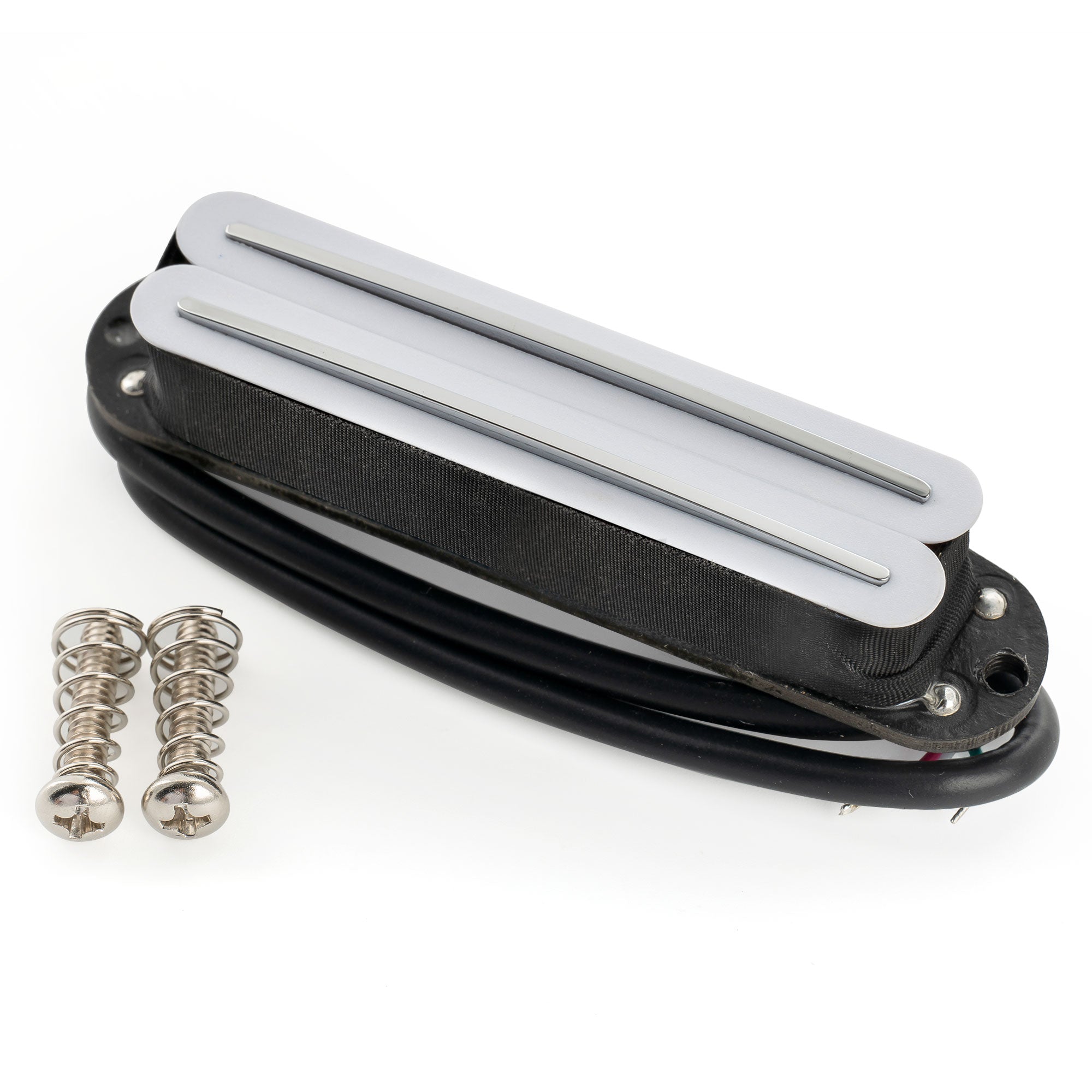 Musiclily Pro ST-DPMA Alnico 5 Rail Blade Humbucker-Tonabnehmer im Single Coil Format, 9,8K für E-Gitarre im Strat-Style