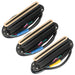 musiclily pro st dpha alnico 5 rail blade single coil sized humbucker super distortion neck middle bridge pickups set for strat style electric guitar mx3248 2mx3249p, Zebra