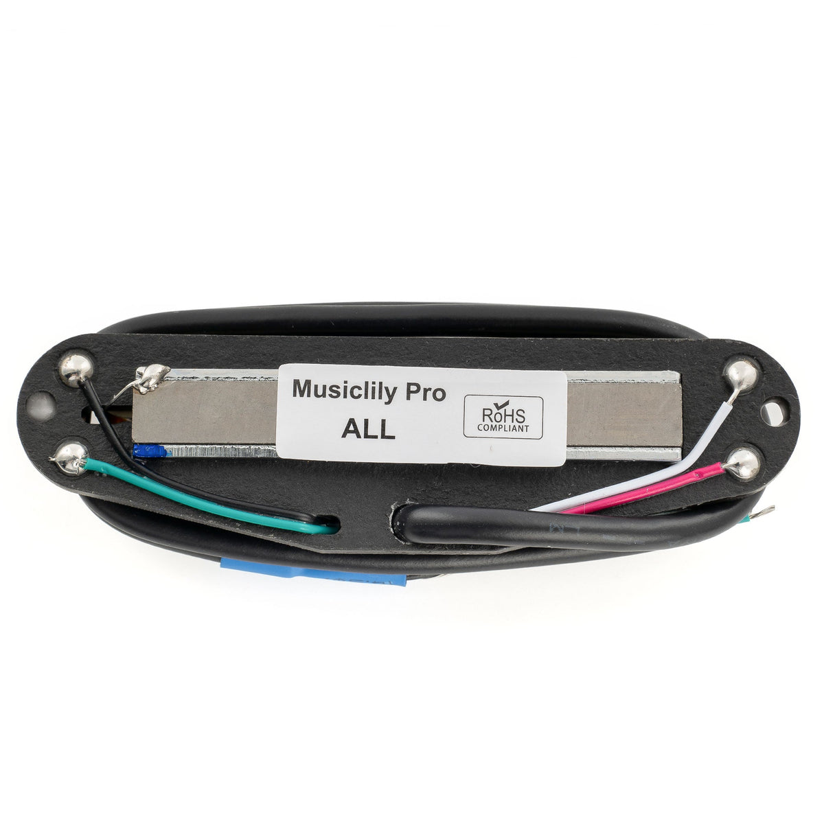 Musiclily Pro ST-DPMA Alnico 5 Rail Blade Humbucker-Tonabnehmer im Single Coil Format, 9,8K für E-Gitarre im Strat-Style